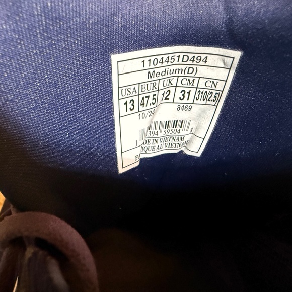 Brooks Glycerin 22 men 13 running shoes blue w/ orange trim used 10 days - Picture 8 of 8